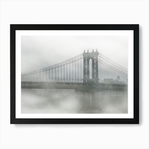 Brooklyn bridge art print - art,