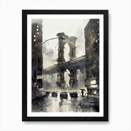 Brooklyn bridge art print - bridge, 2