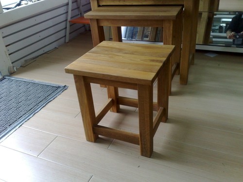 Solid oak small - solid, table