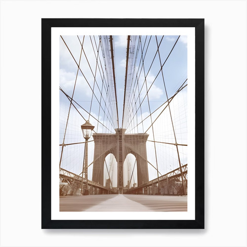 Brooklyn bridge art - bridge, print