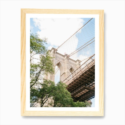 Brooklyn bridge art print - bridge,