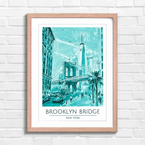 Brooklyn bridge new york art - brooklyn,