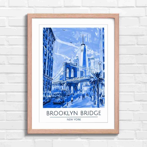 Brooklyn bridge new york art - bridge,