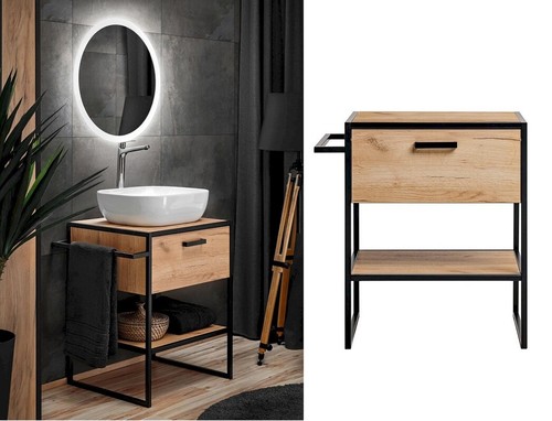 Industrial vanity unit 700mm - vanity,