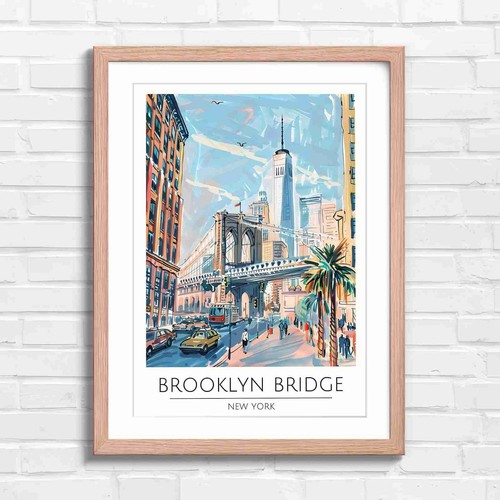 Brooklyn bridge new - york, art