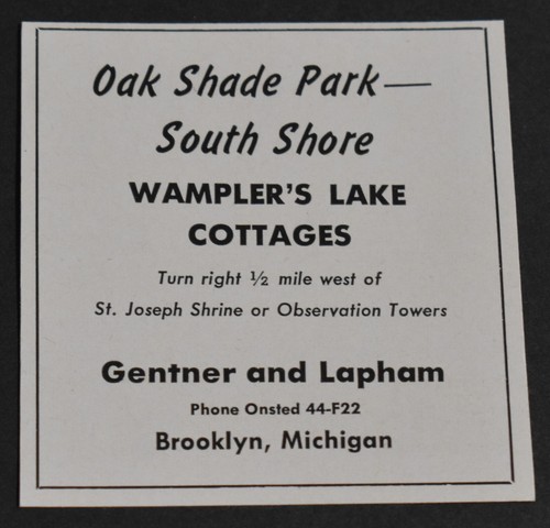1954 print michigan - ad,