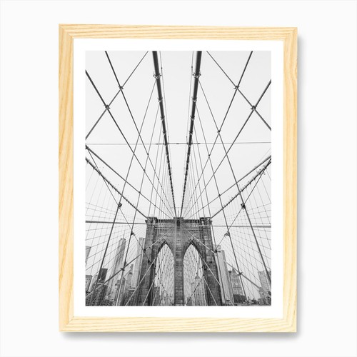 Brooklyn bridge art - brooklyn, print