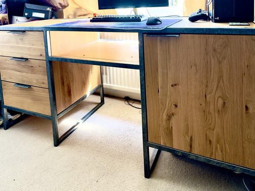 Metal and solid - , wood