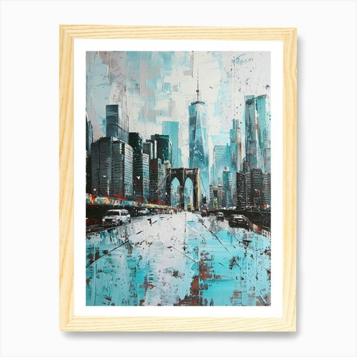 Brooklyn bridge art print - 2,