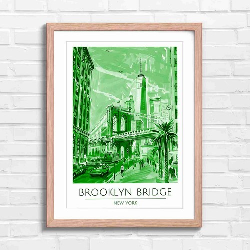 Brooklyn bridge new york art - brooklyn,