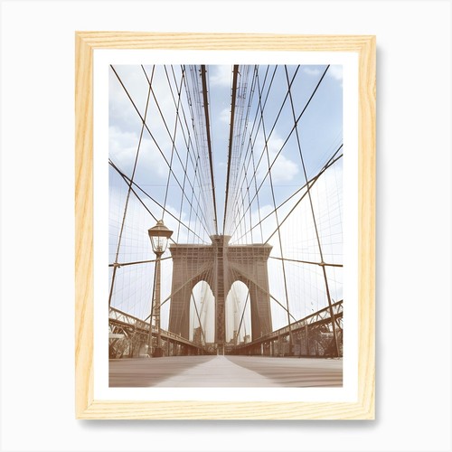 Brooklyn bridge art print - brooklyn,