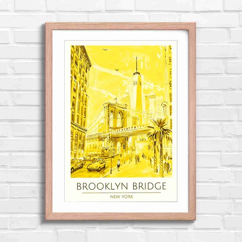 Brooklyn bridge new york art - brooklyn,