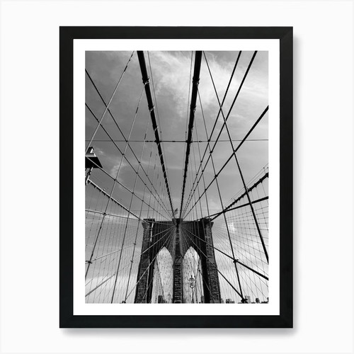 Brooklyn bridge art print - brooklyn,