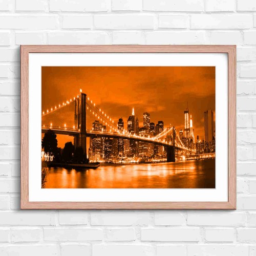 Brooklyn bridge new - york, night